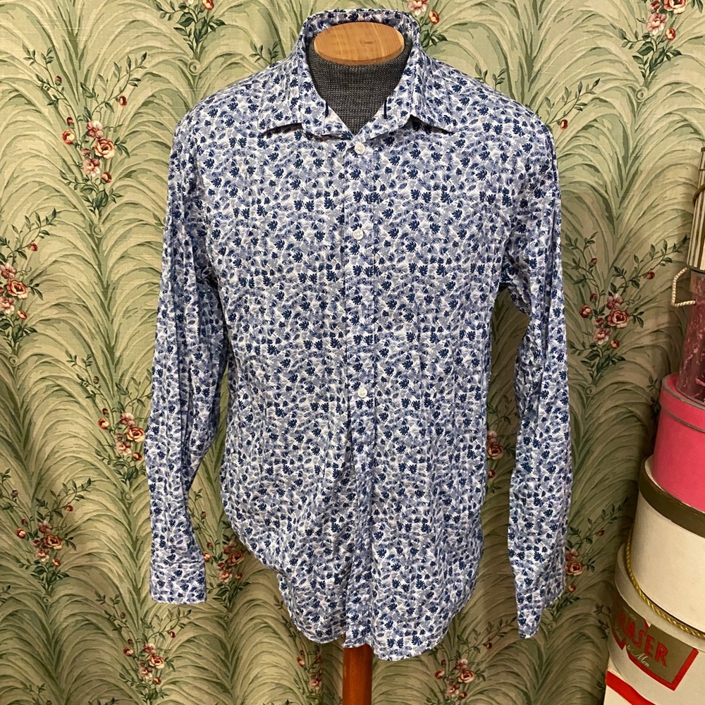Joseph A Banks autumn print dress shirt